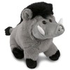 DolliBu Plush Grey Boar Stuffed Animal - Soft Huggable Grey