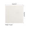 sourcing map Origami Paper Double-Sided Cream White 5.9 x 5.9