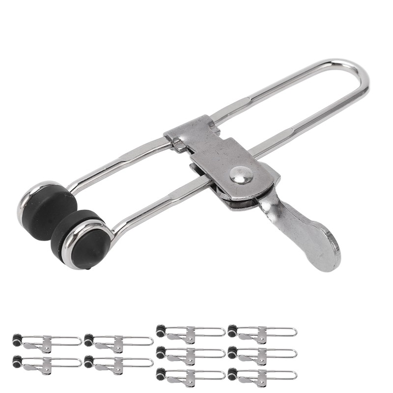 10PCS Lever Action Grid Clamp Multifunctional Stainless Steel Rust Proof