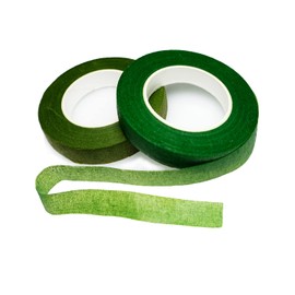 BEADNOVA Floral Tape 1/2inch Mix Dark Green Flower Tape for Bouquets Floral Arranging Stem Wrap Craft (Dark and Moss Green, Total 60yards)
