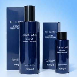 Notting Hill Men's All-in-One Essence Large Capacity 400ml + Portable 100ml Whitening Wrinkle Improvement Pore Management Men's Functional Cosmetics / 노팅힐 남성 올인원 에센스 대용량 400ml + 휴대용 100ml 미백 주름개선 모공관리 남성 기능성화장품
