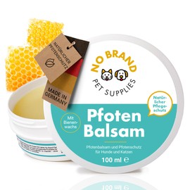 NO BRAND PET SUPPLIES 100 ml Paw Balm Dog & Cat I Paw Protection Dog I Ideal Paw Care for Dogs with Propolis & Beeswax I Natural Paw Care Against Dry and Wound Paws