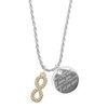 Delight Jewelry Goldtone Crystal Infinity Sign I Knew You, I