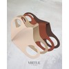 VIRTUE CODE Second Skin Cloth Face Mask Pack. 4 Buttery