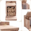 Wooden Squirrel Feeder Box, Sturdy Squirrel Feeding House with Thickness