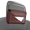 Car Napkin Holder - PU Leather Car Visor Tissue Dispenser