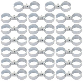20 Packs 1-1/4 Kennel Clamps, Saddle Clamps, dog kennel clamps, by GENHAKON