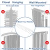 【2 in 1】 2 Pack Tie Organizer Belt Organizer Wall