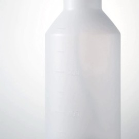 Muji 47390339/MJ-PN2 Clear Poly Bottle, Small, 10.1 fl oz (300 ml), Nozzle, Size: Outer Dimensions: Diameter 2.6 x Height 8.8 inches (6.5 cm) x Height 8.8 inches (22.3 cm)