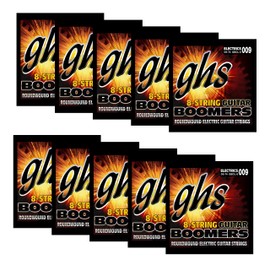 GHS Strings Guitar Boomers Electric Guitar Strings (GBCL-8-10 SET), Custom Light, 9-74