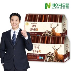 NATURE DREAM 황제 생녹용진 80ml x 30포 x 2박스 Emperor Fresh Deer Antler Velvet Extract 80ml x 30 Packs x 2 Boxes