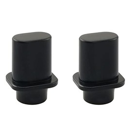 ZYAMY 2pcs Top Hat Guitar Telecaster Switch Tips 3-Way Plastic Lever Tip Knobs, 3 Way Selector for Fender Telecaster, Guitar Spare Parts