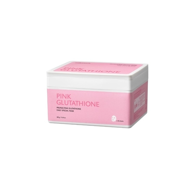 [30 Sheets][Whitening Glow] Plum Glutathione Hypoallergenic Daily White Toning Mask