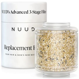 NUUD Replacement Filter For The NUUD Filtered Shower Head | Helps To Remove Chlorine, Heavy Metals & Contaminants for Healthier Scalp, Skin & Hair | High Pressure Shower Head Filter