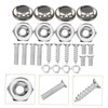 Mobestech Skull Head License Plate Frame Screws Anti-theft Number Plate