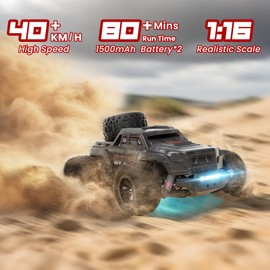Remote Control Car 4WD RC Car 1:16 Brushless Motor 42 km/h High Speed Monster Truck Remote Controlled 2.4 GHz RC Off-Road Racing Car Cars Toy Gift for Children and Adults