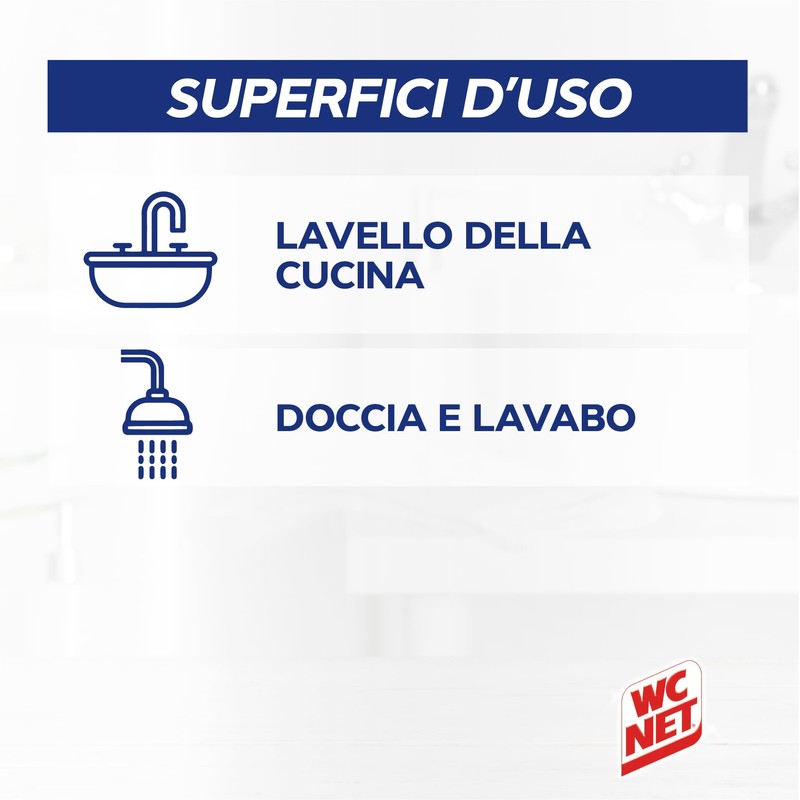 Wc Net - Professional Turbo, Disgorgante Gel per Scarichi Professionale,