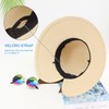 DRESHOW Sun Hats for Women Travel Fedora Foldable Beach Sun