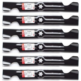 6PK Oregon 198-086 Blades for 50" MTD Cub Cadet Troy-Bilt 742-04053, 942-04053, 742-04056, 942-04056
