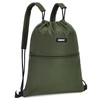 WANDF Drawstring Backpack with Shoulder Pads Sports Gym Bag Water