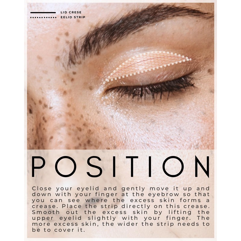 BOTÉ Eye Lift Strips for hooded eyes 144L I Invisible