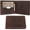 Marc Peter Oslo Men's Brown Leather Wallet with RFID Protection,