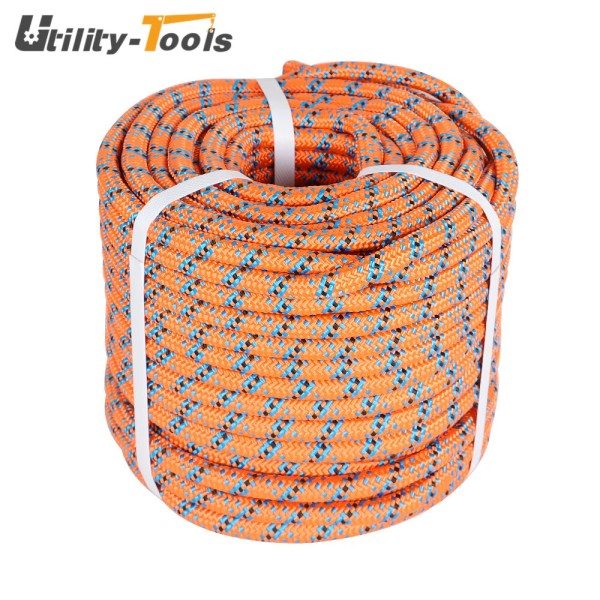 utility-tools Braided Polyester Arborist Rigging Rope Garden High Strength Outdoor