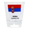Serbia Flag Shot Glass