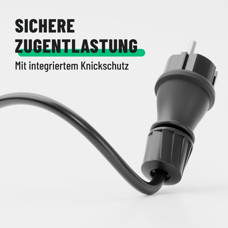 greate 230 V Schuko Plug Coupling Set – 3 x