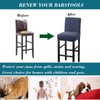 HFCNMY Bar Stool Covers,2 Pack Stretch Bar Stool Covers with