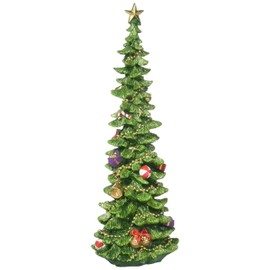 Burton & Burton Hand Painted Poly Resin Christmas Tree Decoration