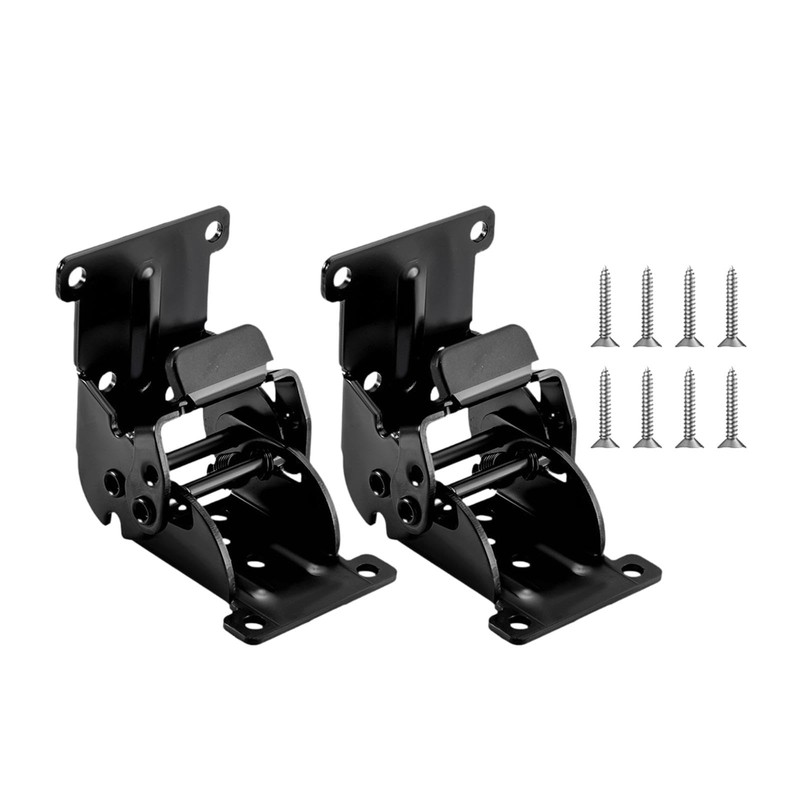 Baoblaze 2X Furniture Leg Hinges Folding Self Locking Hardware Accessory