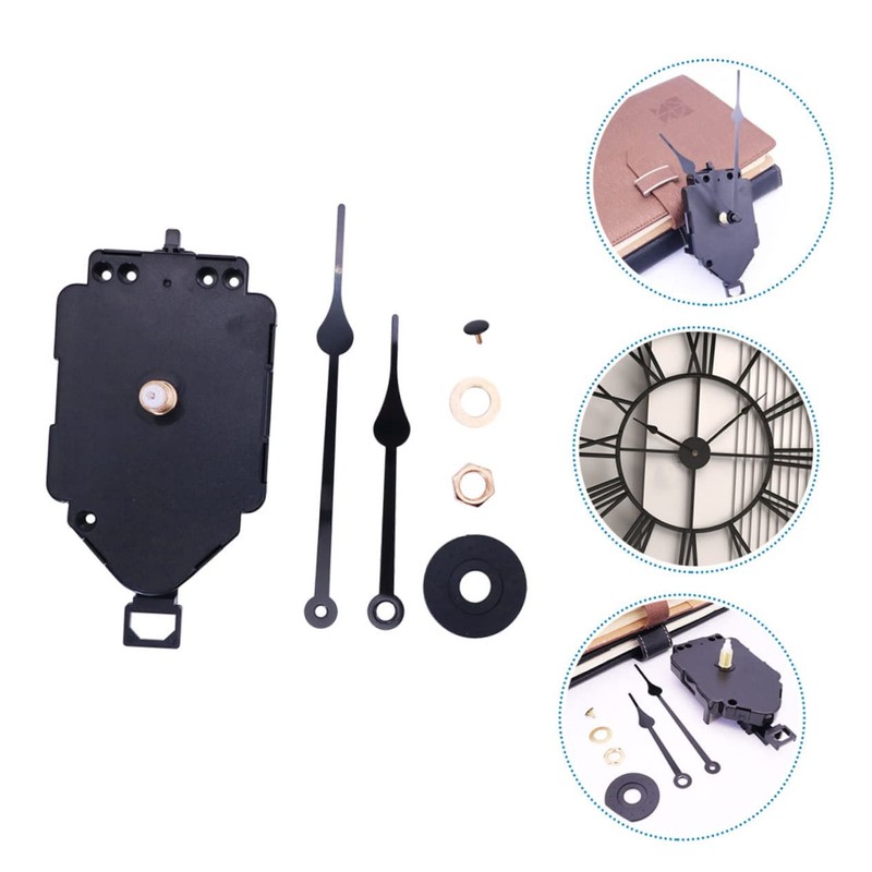 Gadpiparty 2 Sets DIY Clock Kit with Metal Clock Hands