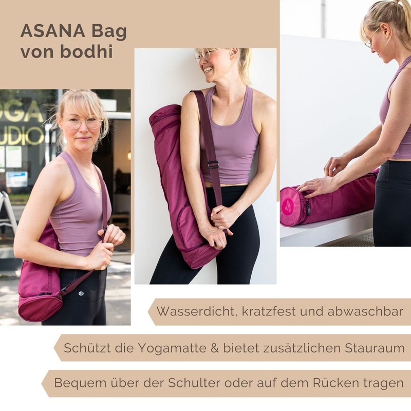 Bodhi ASANA Bag 60 Yoga Bag, Splash-proof Sports Bag, Outer