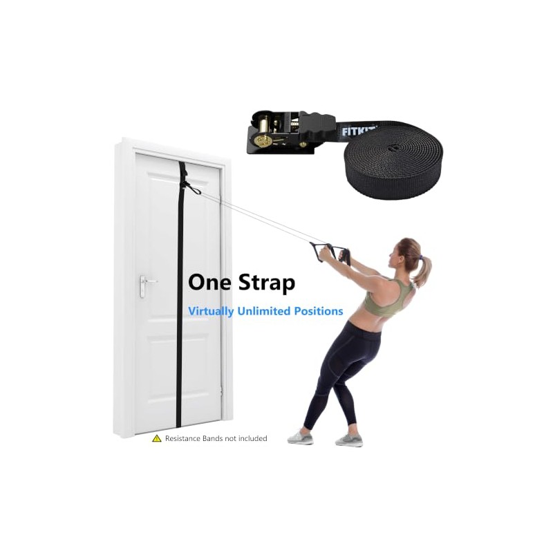 FITKIT Caiman - Correas de anclaje para puerta y pared