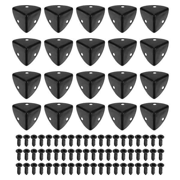 sourcing map 20 Pcs Metal Edge Guard, 23mm Decorative Box