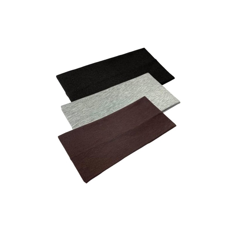 WESTEND CHOICE Extra Wide Headbands 11cm Plain Stretchy Kylie Head