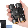 AHFLRITO Compact Binoculars, Lightweight Foldable Small Binoculars for Adults and