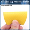 INFINAUTO 3D Car Door Handle Scratch Protector, 68x85mm Removable Magnetic