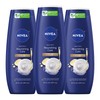 NIVEA Nourishing Care Body Wash with Nourishing Serum, Moisturizing Body