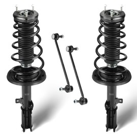 Rear Struts Assembly Shock Absorber & Sway Bar End Link Compatible with 2006-2011 Toyota Avalon, 2007-2011 Camry, 2007-2012 Lexus ES350, Replace for 532309 K750011