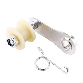 Spring Chain Tensioner Chain Tensioner Roller Slider Adjuster Guide Kit with Spring for Dirt Pit Mini Bike Motorcycle