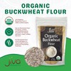 Jiva Organics Buckwheat Flour (Dark) 2 LB Bag - Vegan,