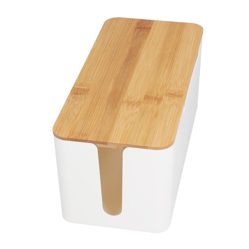 Cable Management Box Stylish Extension Socket Cord Organizer Box with
