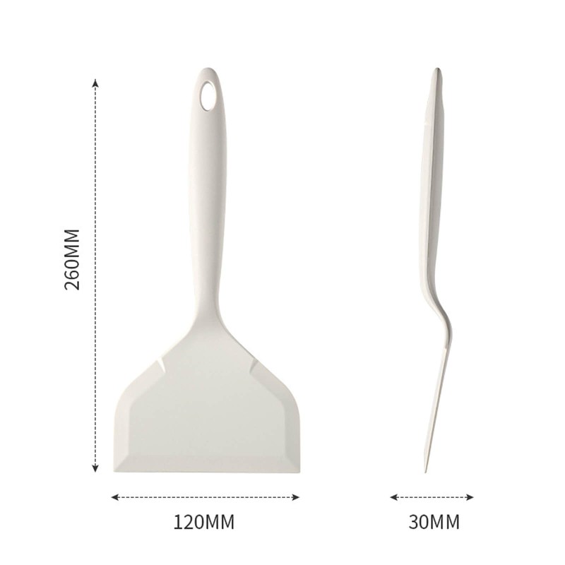 ヘラお好み焼きシリコン シリコンスパチュラターナー ノンスティックシリコン卵焼きスパチュラ 多目的ワイド卵焼きヘラ 一体成型 多機能 耐熱 調理器具 オムレツ パンケーキ