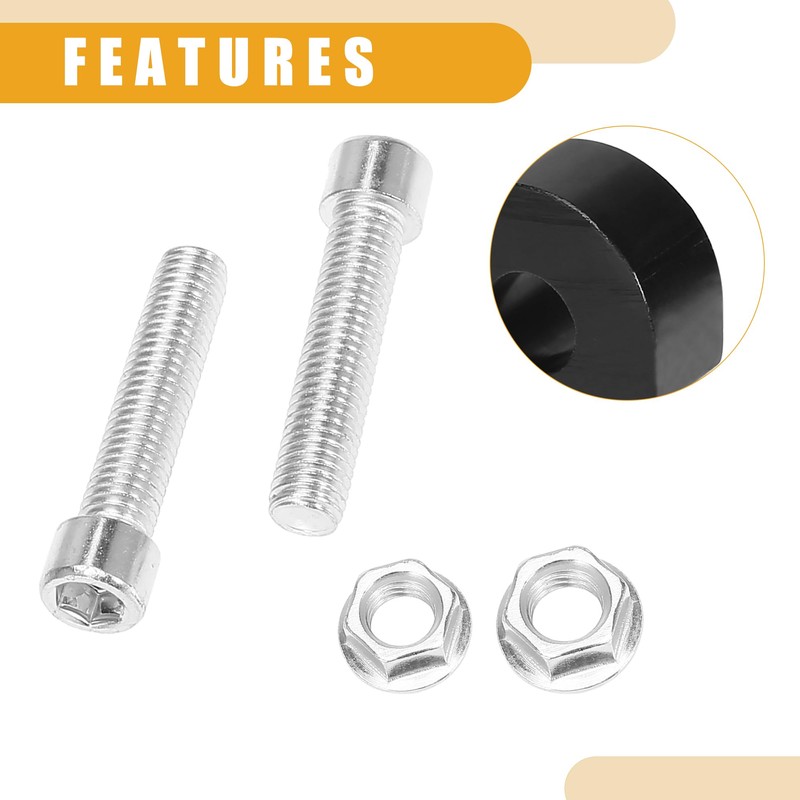 Partuto 2 Pcs 5cm Universal Shock Absorber Height Extension -