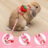 ORZECHKO Rabbit Harness and Leash - Adjustable Bunny Harness Escape