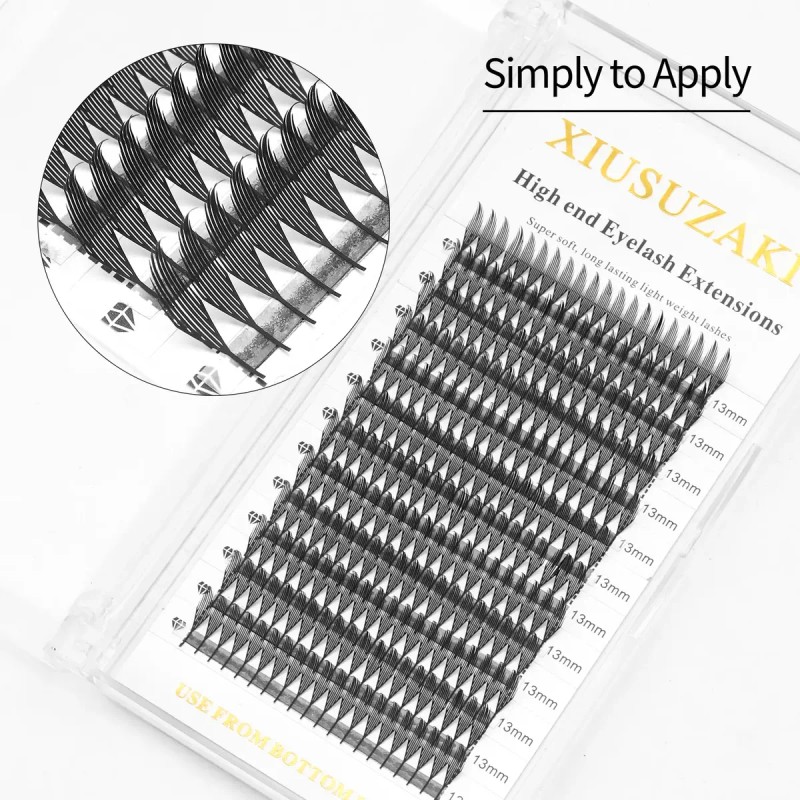 Extensiones De Pestañas Small Easy Fans Bloom Flowering Eyel