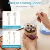 Vtopmart 6-Pack Glass Overnight Oats Container with Spoon