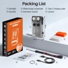 BORUIT V20 Small Powerful EDC Flashlight Bright USB C Rechargeable